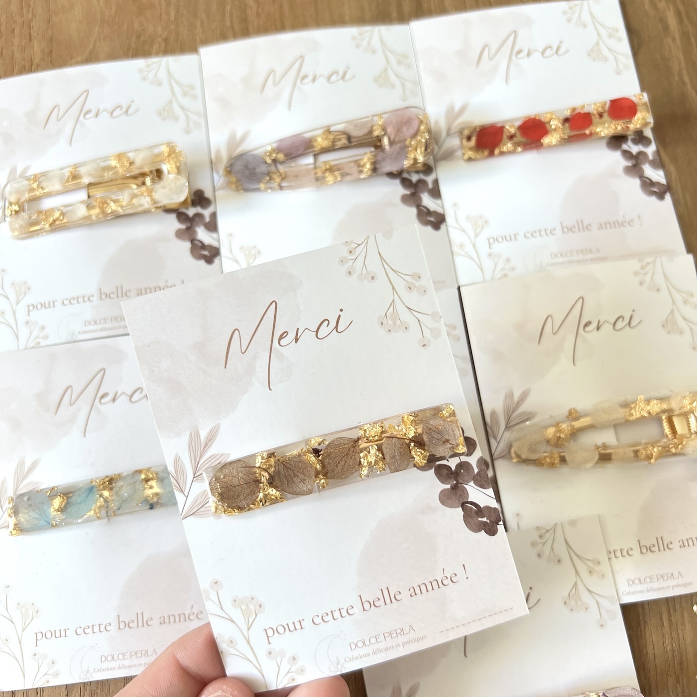 barrette-fleurs-séchées-cadeau-maitresse